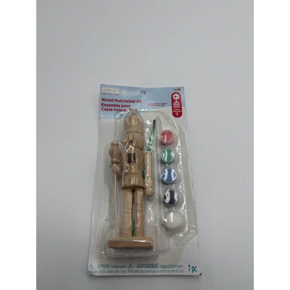 Creatology Christmas Craft Wooden Nutcracker Paint Kit